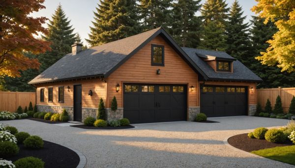 Double garage en bois: améliorez votre espace extérieur